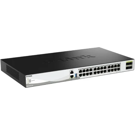 D-Link DXS-3130-28/E Switch gestionable de Capa 3 con 24 puertos 10Gbps y 4 puertos SFP28